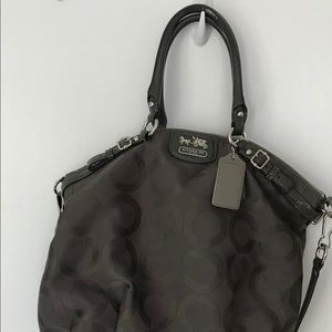 Coach 18645 Madison Op Art Lindsay Satchel Purse